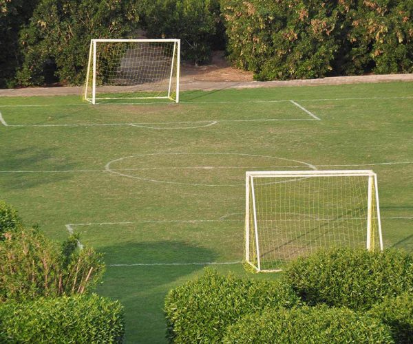 Brayka Bay in Marsa Alam de voetbal velden