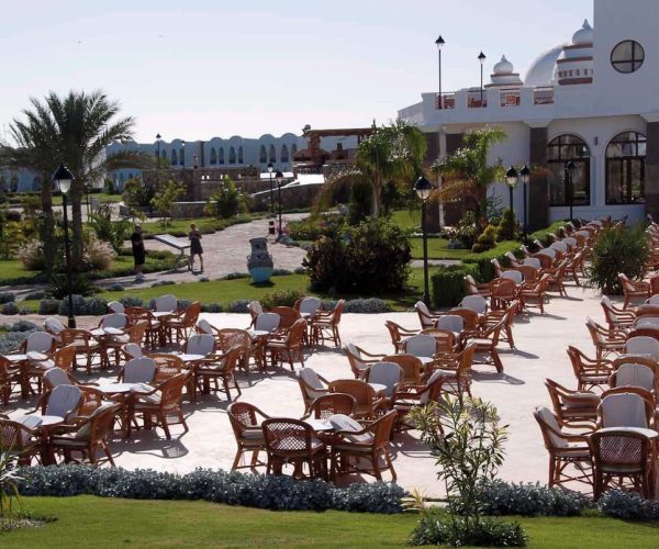 Gorgonia Beach Resort Marsa Alam het restaurant op het terras