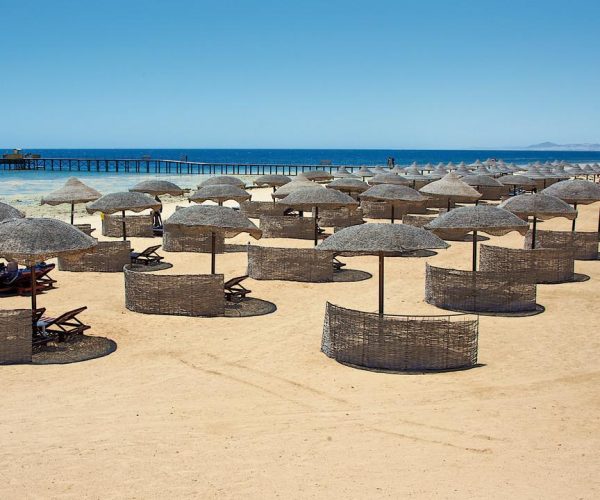 Gorgonia Beach Resort Marsa Alam strand van het resort