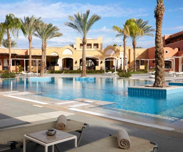 Jaz dar El Madina in Marsa Alam de zwembaden van het resort