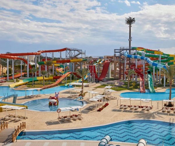 Jaz dar El Madina in Marsa Alam overzicht van het waterpark