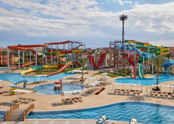 Jaz dar El Madina in Marsa Alam overzicht van het waterpark