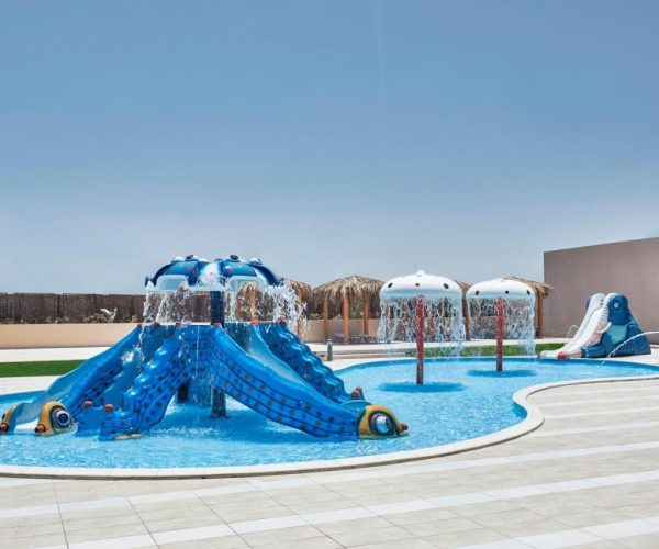 Jaz Maraya Resort in Marsa Alam bij het kinderbad voor de kids