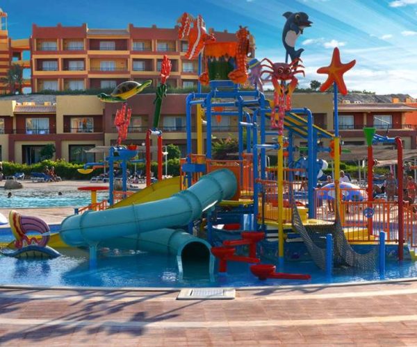 Malikia Resort Abu Dabbab in Marsa Alam het spraypark van het resort