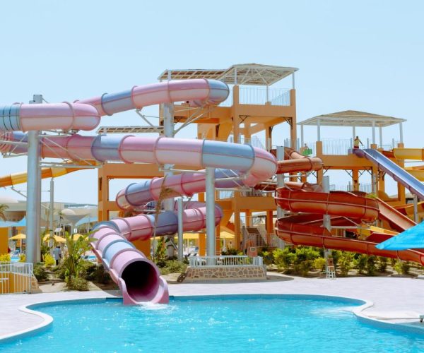 Pickalbatros Villaggio Resort Portofino in Marsa Alam glijbanen van het waterpark