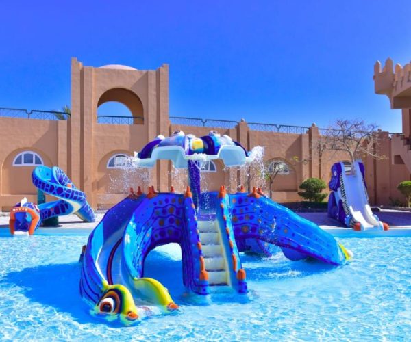 Sentido Akassia Beach in Marsa Alam bij het spraypark voor de kinderen