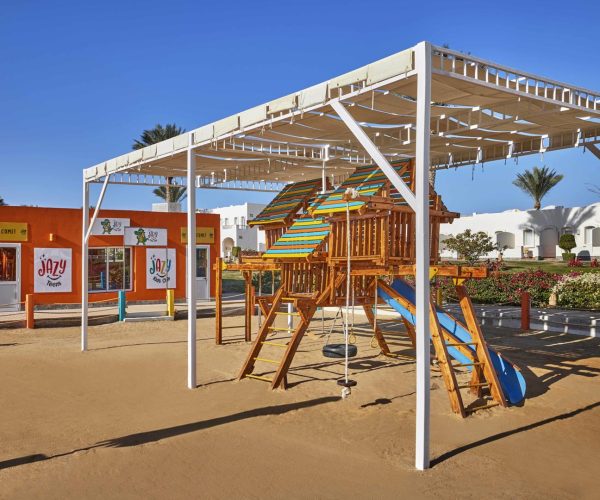 Solymar Reef Marsa in Marsa Alam de speeltuin van het resort voor de kids