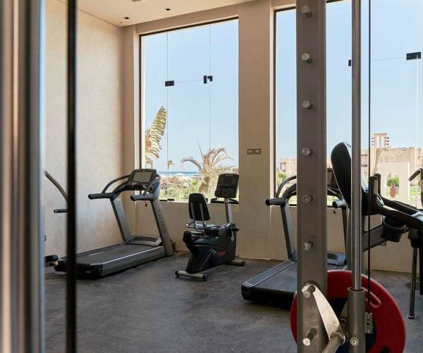 True Beach Resort in Marsa Alam de fitness ruimte van het resort